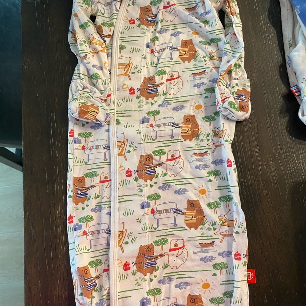 Magnetic Me Kids Pajamas Nightgown - Multicolor Bear Print